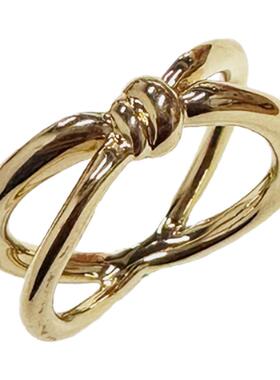 SOFTROOM打结双圈戒指