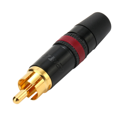 REAN莲花RCA插头插座镀金