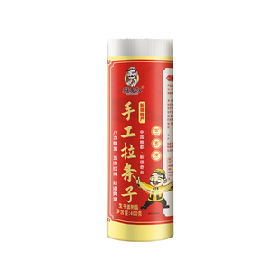 疆麦叔新疆手工拉条子手擀面拉面速食拌面挂面家庭装通用400g