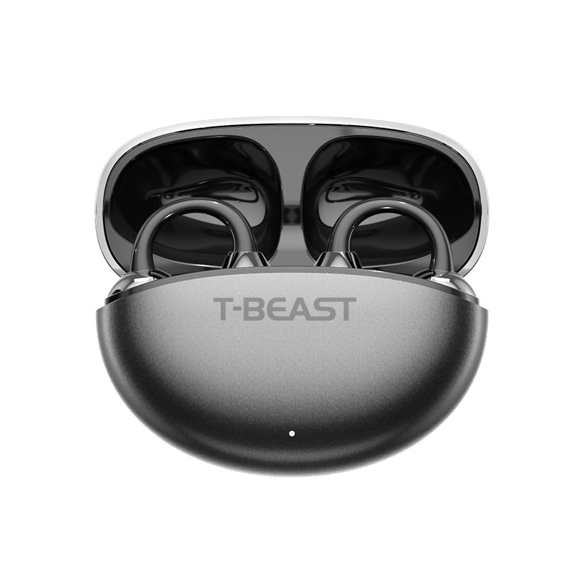 T-BEAST拾光兽蓝牙耳机夹耳式AI翻译久戴不痛运动耳机 2026新品