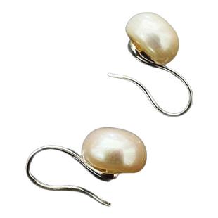 【陈小满的手作坊】天然淡水珍珠925银气质抗过敏女简约耳饰耳环