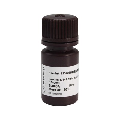 白鲨 Biosharp BL803A Hoechst 33342染色试剂（即用型 10ug/ml）