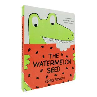 西瓜籽 英文原版 The Watermelon Seed 纸板书 苏斯博士奖 获奖绘本 儿童趣味故事绘本 2-6岁