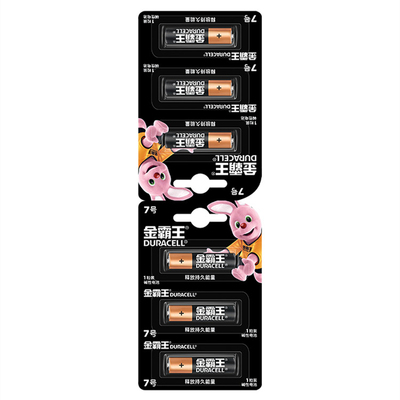 金霸王7号碱性电池单节装6粒/板