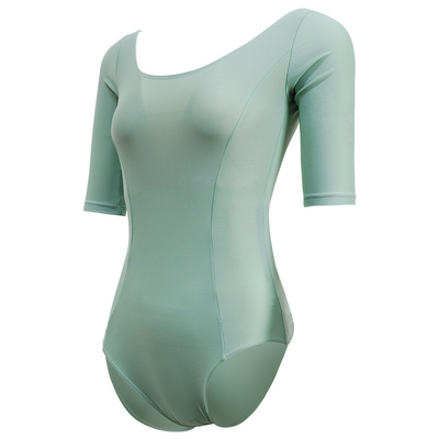 三沙中袖芭蕾舞蹈连体服练功服