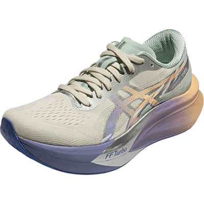 亚瑟士女子碳板竞速训练跑鞋