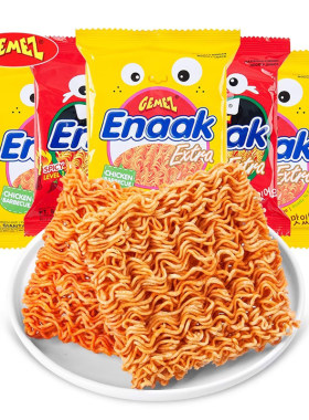 印尼进口Gemez小鸡面干脆面点心面30g袋装网红干吃方便休闲零食