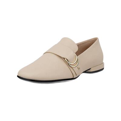 ECCO爱步平底通勤乐福鞋深口单鞋