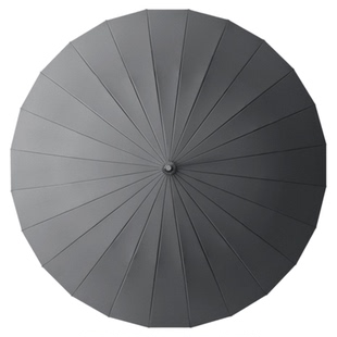 抗风暴雨伞24骨手动长柄伞加大加厚加固直杆伞晴雨两用防晒伞女士