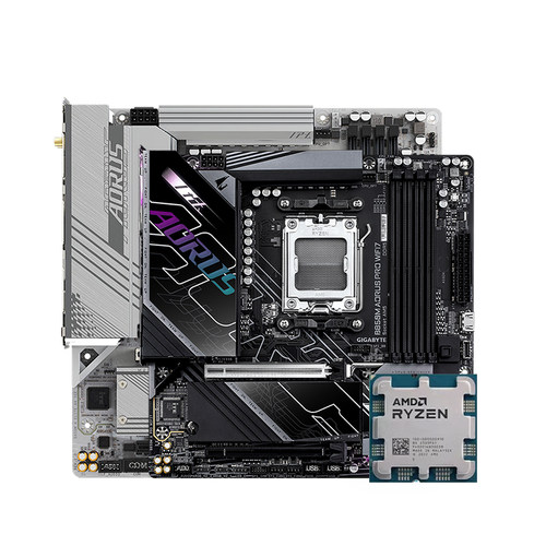 AMD 锐龙 9500F 9600X 9700X 搭 技嘉 B650M B850M 主板CPU套装