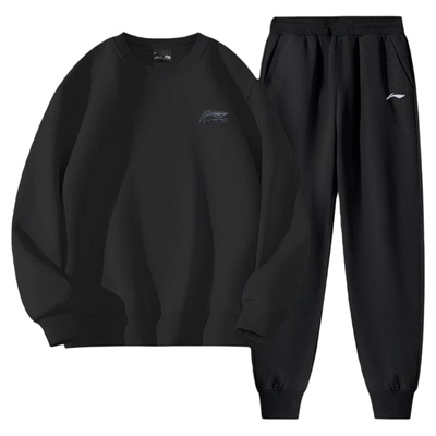 李宁运动套装男款2025新款冬季加