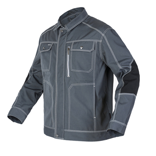 保世基工装B212工作制服春秋上衣夹克劳保服耐磨结实多兜上衣涤棉