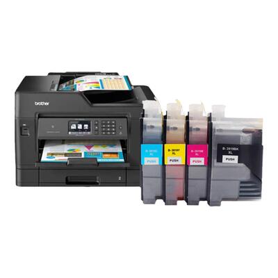 森润 LC3919墨盒 适用兄弟MFC-J3930DW墨盒 J2730 J3530 J2330DW墨水盒 LC3919BK黑色 青 红 黄色 墨盒