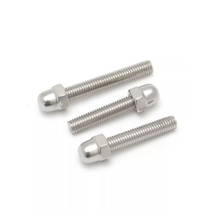 304不锈钢装饰螺丝 装饰螺母 盖型螺母螺丝 广告固定钉M3M4M5M6M8