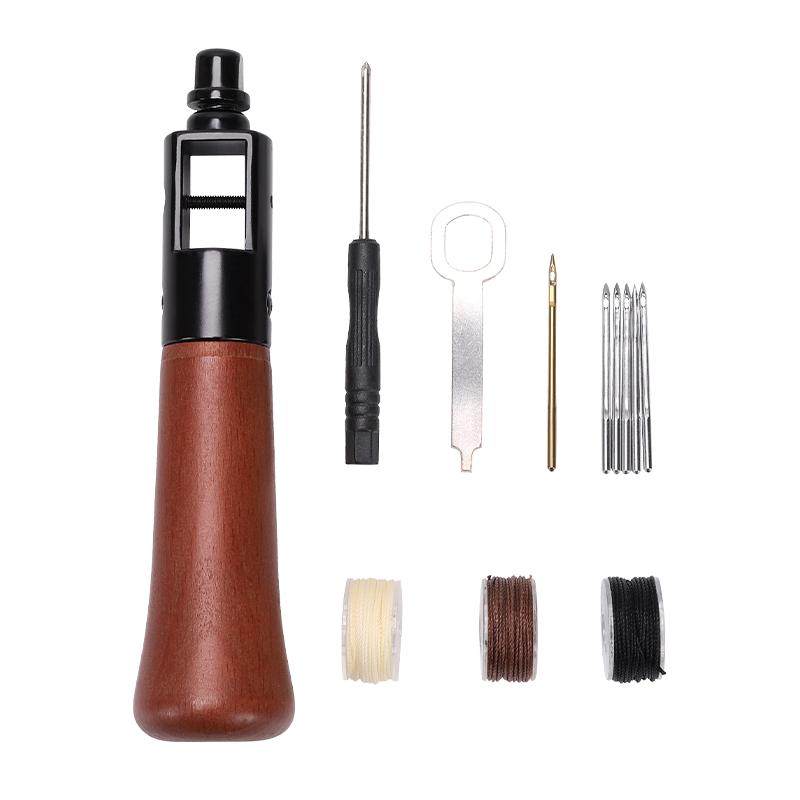 无它皮革手缝工具牛皮箱包皮具手工缝线器补鞋工具钩针缝纫手缝器