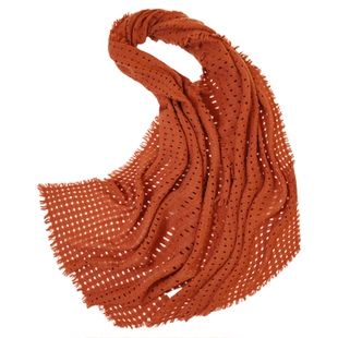 别出心裁镂空抽纱纯羊绒围巾外搭时尚百搭披肩秋冬新款礼物