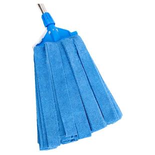 【保洁专用】毛巾布条拖把吸水超细纤维拖布圆头扁头擦地墩布老式