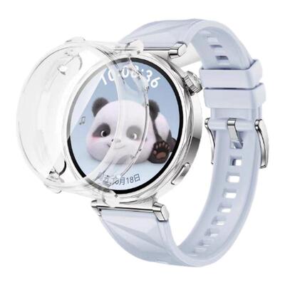 适用华为GT5保护壳watchgt6智能手表电镀TPU软壳gt3壳膜一体表盘46mm全包保护套gt5pro全覆盖防摔刻度贴膜41