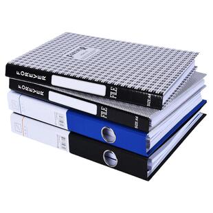 创易纸质文件夹A4资料册档案单双长押强力板夹办公用品加厚硬皮垫板文件夹