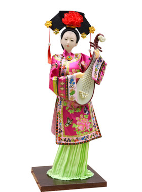 清宫格格娟人娃娃古代仕女家居