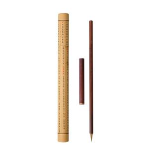 梅林笔庄小楷毛笔专业级高档小狼毫毛笔书法专用王羲之兰亭序行书初学者簪花小楷成人小号勾线笔国画专用般若