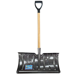 推雪铲带轮清雪铲雪工具全钢加厚大号推雪板粮食铲子粪铲除雪神器