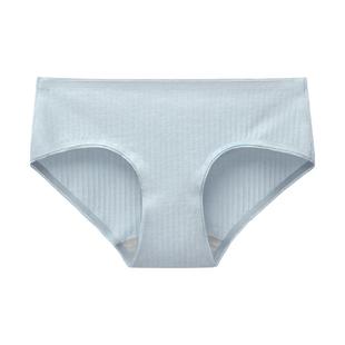 3件|蕉内银皮311S女士内裤三角裤大码短裤红色不夹纯棉透气裆新款