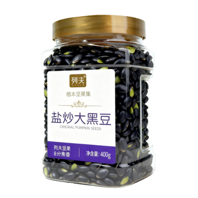 列夫新疆风味盐焗黑豆罐装即食