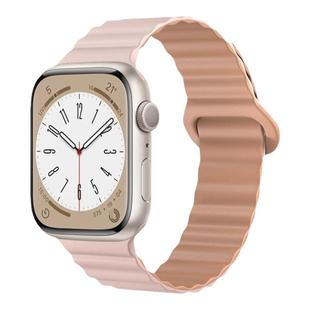适用苹果手表表带iwatch硅胶磁吸s9回环s10新款applewatch手表带s11女款高级感41/45mm男款运动ultra非原装