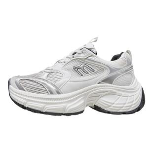 香脉2024春季休闲鞋新款巴黎老爹鞋女10XL拼色百搭厚底增高运动鞋