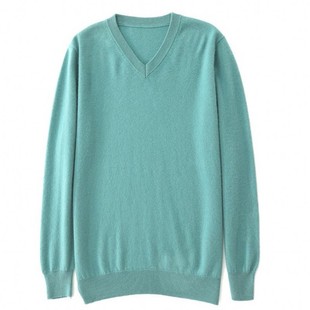反季清仓羊绒衫男士V领大码宽松秋冬季 装圆领加厚针织羊毛衫毛衣
