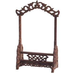 玉器首饰架饰品道具珠宝项链展示架实木质摆件复古风创意拍摄道具