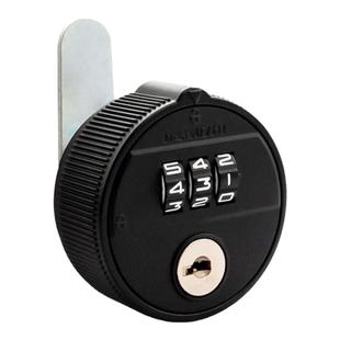 带钥匙对开柜门密码锁柜子锁通用文件储物柜鞋柜锁加长抽屉转舌锁