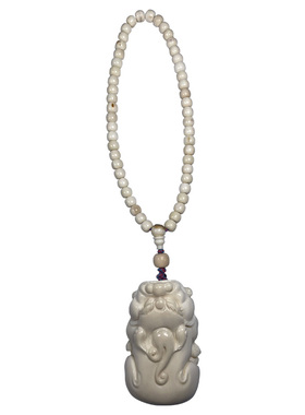 乾坤云猛犸象牙貔貅手持手串