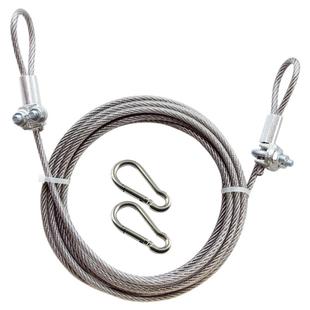 户外加粗防滑不锈钢晾衣绳 钢丝绳挂衣绳子室外晒被绳包塑钢丝绳