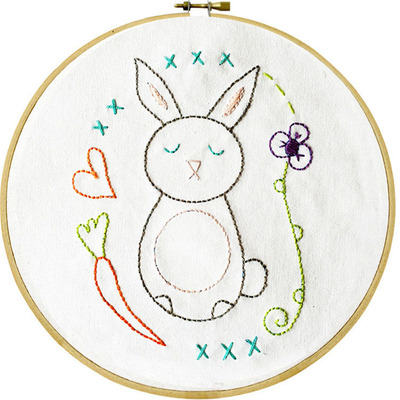 小学生儿童手工diy刺绣diy手工课