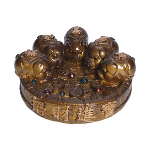 招财小猪茶宠摆件可变色创意个性功夫茶道桌面装饰茶具配件小摆设