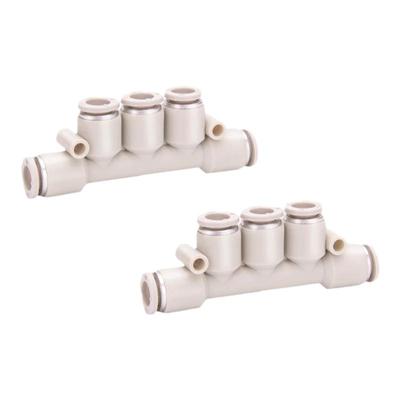 原装亚德客变径五通接头