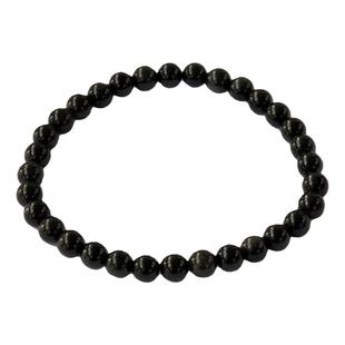 彩虹眼黑曜石手串男天然黑曜石手链女单圈官方旗舰店饰品小众设计