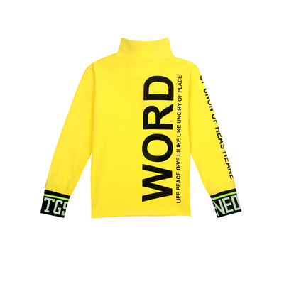 新款秋冬加绒半高领保暖打底衫