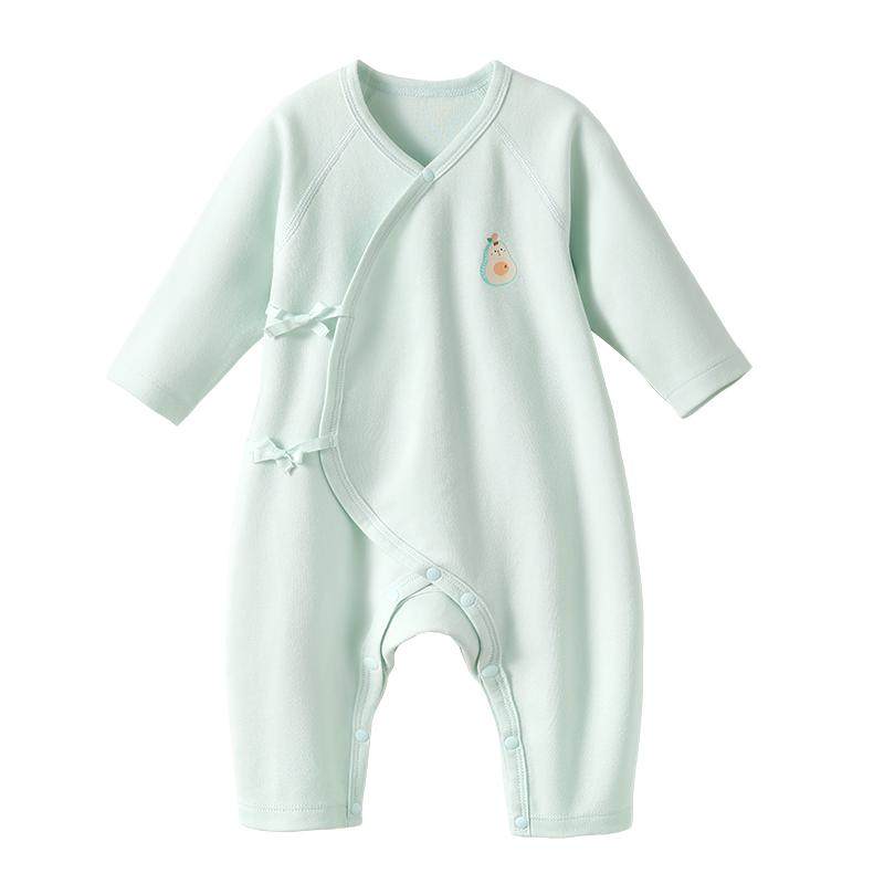 贝肽斯婴儿衣服连体衣秋冬纯棉长袖打底新生幼儿男女宝宝睡衣爬服