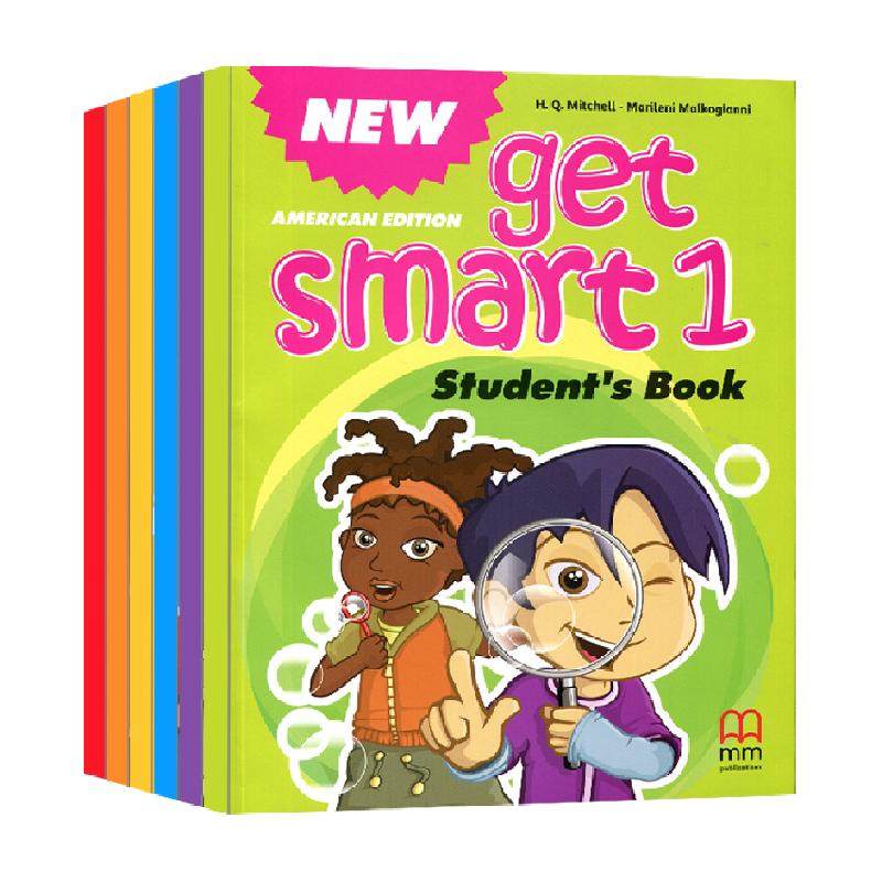 new get smart 1 2 3 4 5 6 新版小学美语少儿英语教材 getsmart