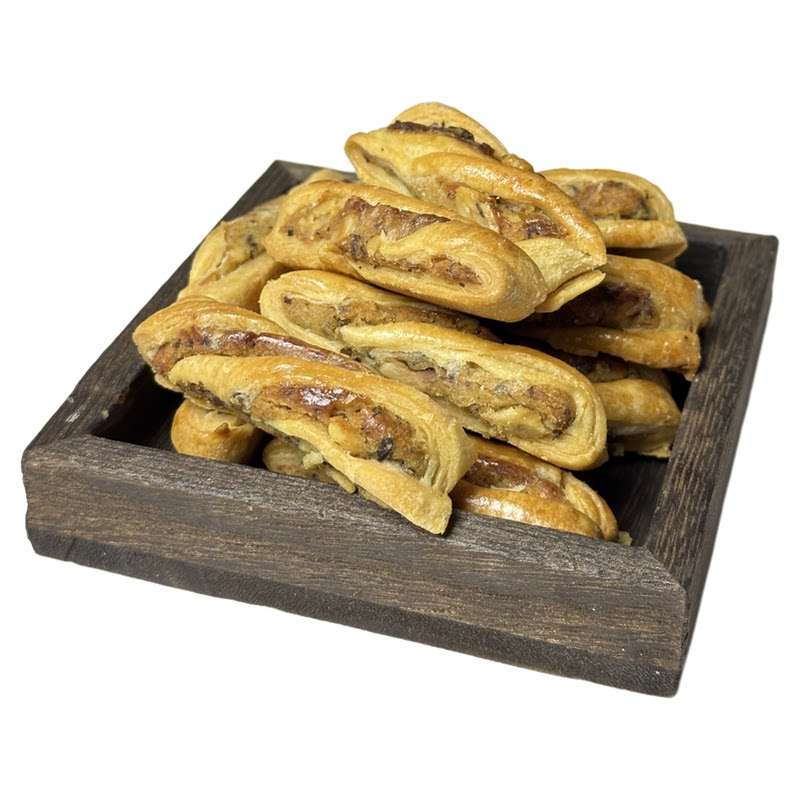 纯手工紫菜酥脆皮核桃酥陈皮口味