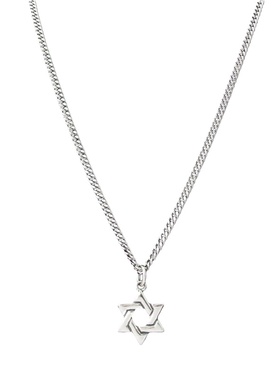 六芒星复古街头潮人风情侣项链