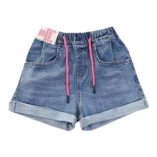 女童夏季炸街牛仔短裤潮酷新款夏天儿童洋气裤子薄款外穿女孩热裤