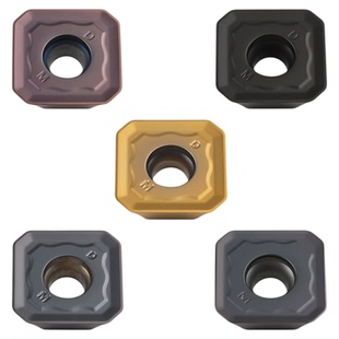 45度面铣刀数控刀片YBG302 SEET12T3-DM 钢件 不锈钢通用加工