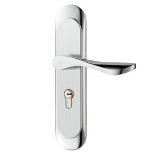 卧室门锁房间家用通用型室内木门锁具免改孔可调节门把手手柄执手