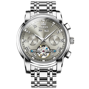 官方正品欧利时手表男士手表机械表男款全自动防水男式腕表送爸爸