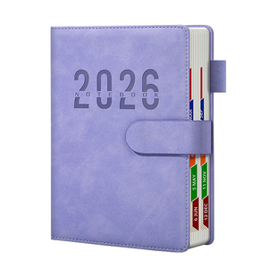 日程本2026年计划本表新款一页效率手册每日日历记事本todolist时间管理手账自律打卡工作学习笔记本本子定制