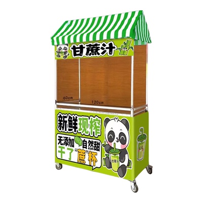 网红夜市摆摊可折叠手推车